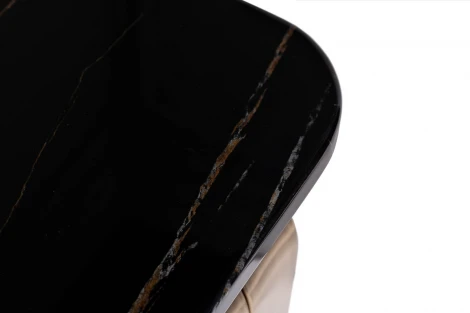 Журнальный стол Garda Decor 76AR-3183-STOL/ZH (Золото/Черный)