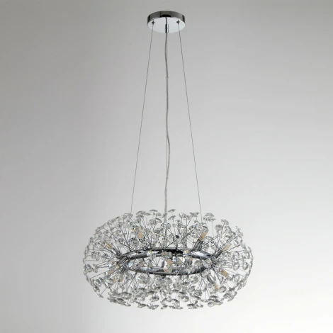 Подвесная люстра Citilux Betsy EL322P12.1 (220V, хрусталь, на тросе, шар)