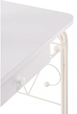 Туалетный столик Woodville Клео 3 белый / белый 446224