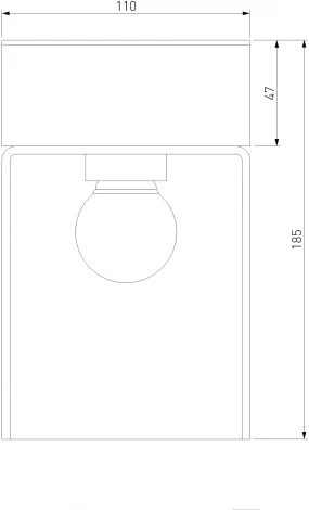 Уличный потолочный светильник Elektrostandard Atrani 35085/F (220V, круглые, IP43)