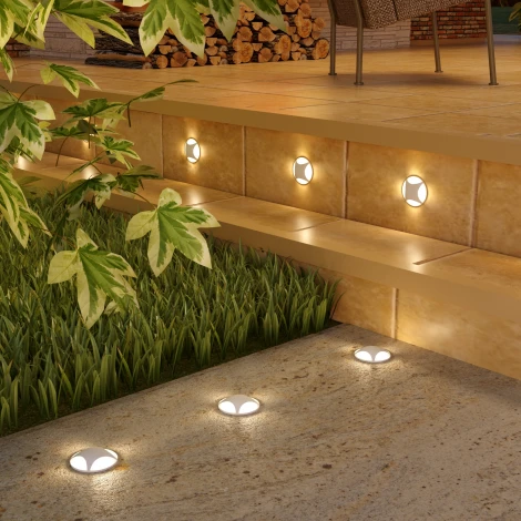 Встраиваемый светильник уличный Elektrostandard MRL LED 1106 белый (220V, круглые, IP65)