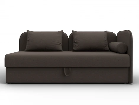 Тахта Лига-094 НПБ (ДСП,ЛДСП,Фанера/Пластик/Рогожка/Коричневый) Лига Диванов 132526