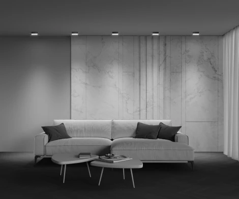 Потолочный накладной линейный светильник светодиодный Maytoni Points C066CL-12W3-6K-B