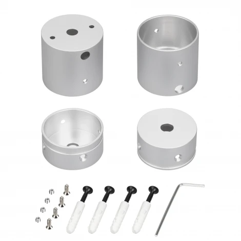 Крепление MonLIGHT-VT-CEILING-DL-D30-SILVER (Arlight, Алюминий) 051306