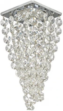 Встраиваемый светильник хрустальный Dio D'Arte Tayo Nickel GU10.5.14.8x8.112 N (220V)