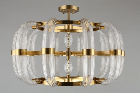 Потолочная люстра на штанге Aployt Solandzh APL.856.07.100 (LED, 220V, круглые)