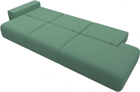 Диван прямой Лига-036 НПБ Модерн Лонг подлокотник слева Лига Диванов (Рогожка) арт.124212L