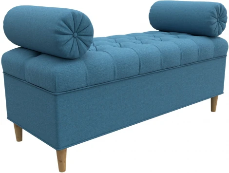 Банкетка Глория (Голубой/Рогожка) Лига Диванов арт.125844