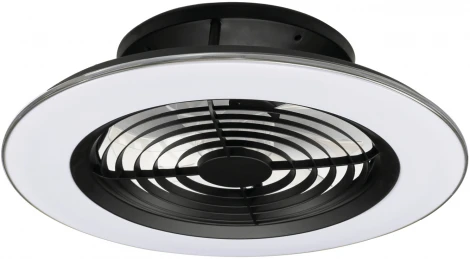 Потолочная люстра светодиодная с вентилятором пультом и управлением смартфоном регулировкой цветовой температуры яркости Mantra Alisio 7800 (220V, круглые)