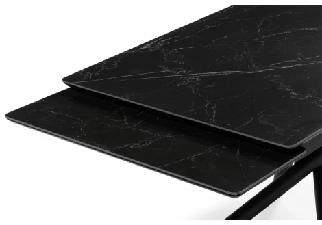 Керамический стол Мэриан 120(180)х80 shakespeare black / черный 625717