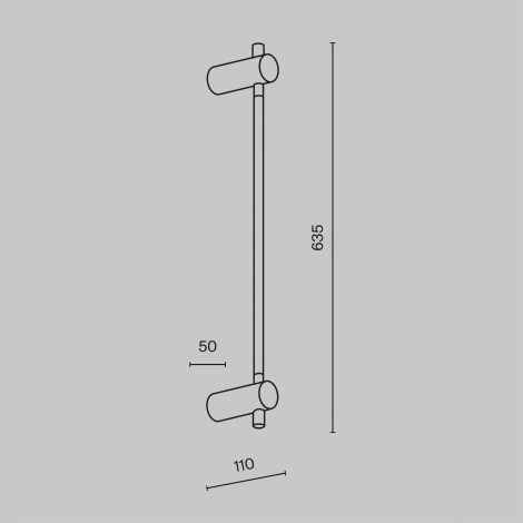 Настенный светильник Maytoni Rotta MOD413WL-L6B3K (LED, 220V)