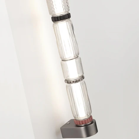 Настенный светильник Odeon Light Collier 5456/18WL темный сатин.никель/терракот/черный LED 22W 4000K