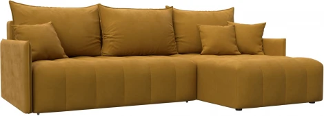 Диван угловой Лига-054 НПБ угол универсальный Лига Диванов (Велюр) арт.129050