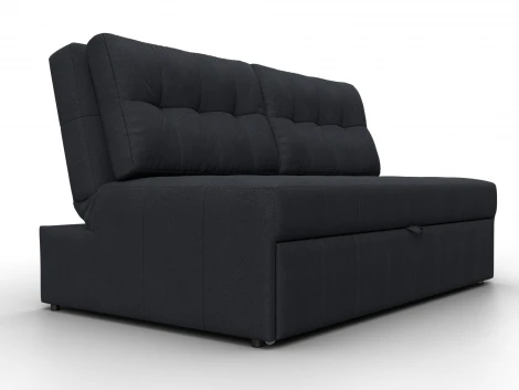 Диван прямой Лига-107 (140) (ЛДСП,Брус,Фанера,Замша/Темно-серый) Лига Диванов 134927