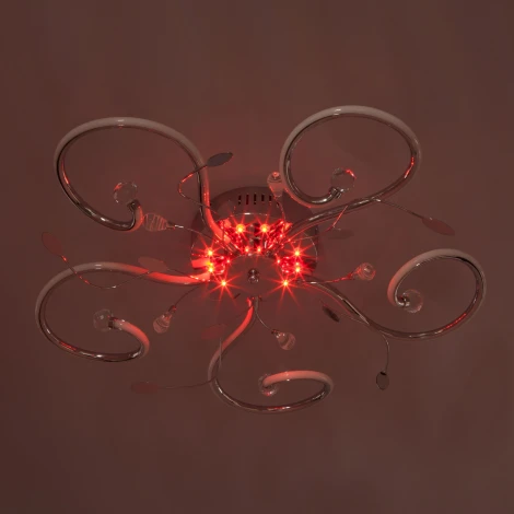 Потолочная люстра Eurosvet Curl 90129/5 хром