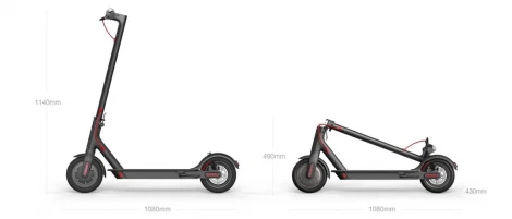 Электросамокат Xiaomi Mijia M365 7800 mAh (CN) черный