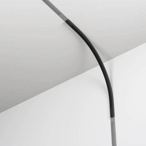 Коннектор радиусный внутренний R300, черный Maytoni Accessories for tracks Basity TRA172ICL-R300-11B