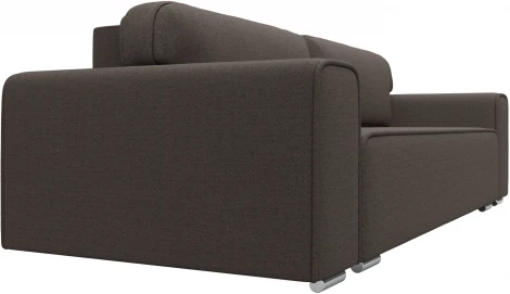 Диван прямой Лига-029 (Коричневый/Рогожка) Лига Диванов арт.122652