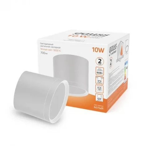 Накладной точечный светильник Gauss HD025 (LED, 220V, круглые)