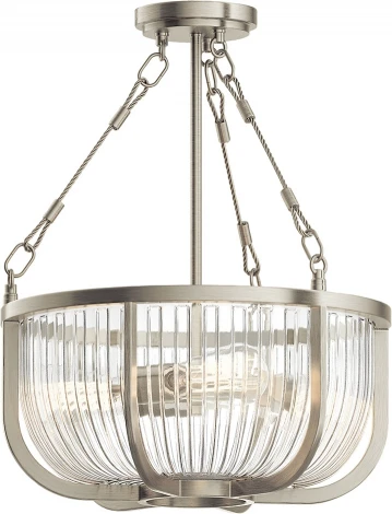 Подвесная люстра Kichler Roux QN-ROUX3-BN (220V, на цепи, круглые)