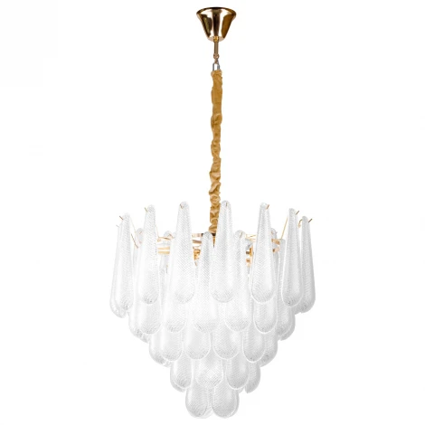 Подвесная люстра 799102 10х6W(led) E14 Золото/Прозрачный Lightstar Retro II 799102