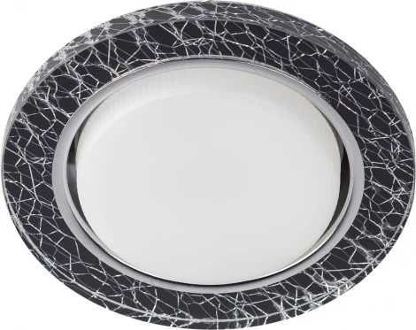 Встраиваемый точечный светильник ЭРА DK LD51 WH/BK (220V, круглые)