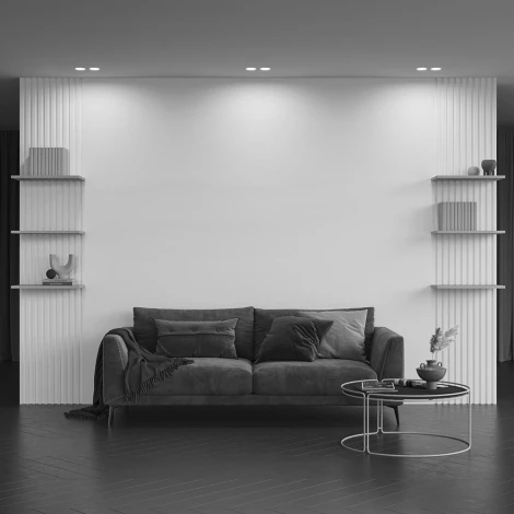 Встраиваемый светильник под гипсокартон Maytoni Gyps Modern DL002-WW-02-W (220V)