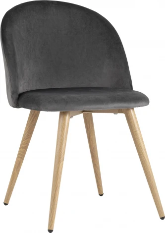 Стул Лион велюр серый 4 шт Stool Group (арт.УТ000037451)