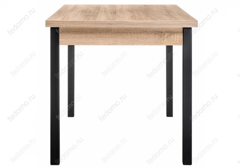 Стол Woodville Оригон сонома / черный матовый 368664