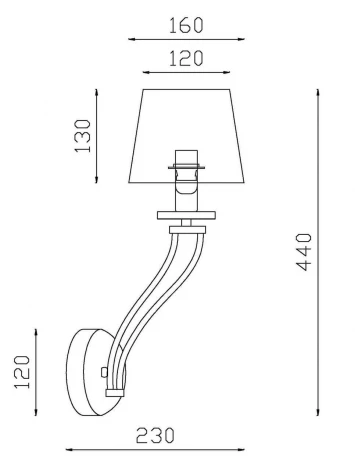 Бра Vele Luce Olimpia VL1764W01