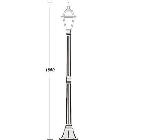 Наземный фонарь Oasis Light 91108 lgG Bl