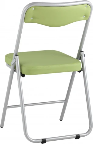 Складной стул Stool Group Джонни экокожа салатовый каркас металлик УТ000035367