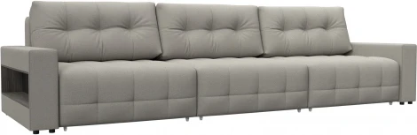 Диван прямой с полками Лига-053 НПБ Лонг Лига Диванов (Рогожка) арт.128907