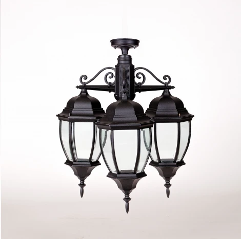 Потолочный светильник уличный Oasis Light ARSENAL L 91270LA/3 Bl (220V, фонарь, IP44)