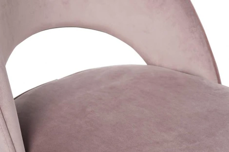 Обеденный стул Garda Decor 30C-1228F LPI (Черный/Пыльно-розовый)