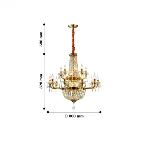 Подвесная люстра Favourite Grande 2091-15P