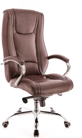 Компьютерное кресло King M экокожа коричневый