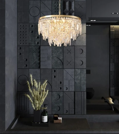 Подвесная люстра Lumien Hall Arnas LH0060/10P-GD-CL