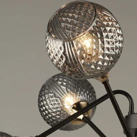 Потолочная люстра на штанге Reluce 04898-0.3-06 COFFEE+FGD (220V)