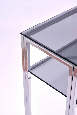 Консольный стол AllConsoles 1042-CS grey серебряный