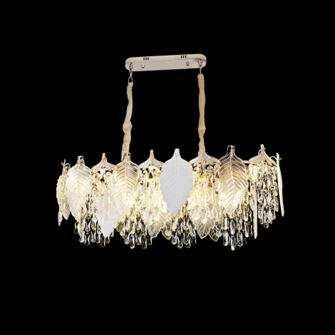 Подвесная люстра Citilux Darby CL309272 (220V, подвески, на цепи, листья)