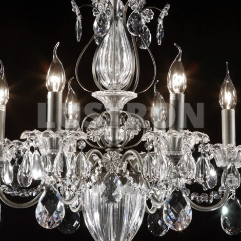 Подвесная люстра Osgona Schon 790064 (220V, хрусталь, подсвечник, свеча)
