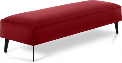 Банкетка Amsterdam ОГОГО (арт.787133), (Ткань,Велюр/Красный)