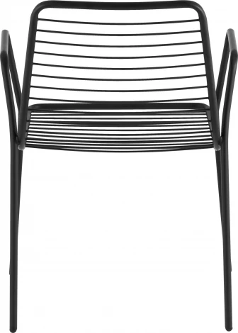 Стул с подлокотниками Дели металл черный Stool Group (арт.УТ000039267)