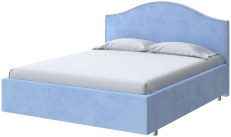 PROxSON Кровать Classic (Ткань: Велюр Teddy Небесно-голубой) 200x190