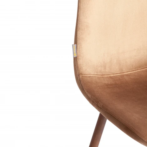 Стул Breeze/Бриз (мод. JSC-58)/2 шт. в упаковке велюр/металл, 44х53х86см, темно-коричневый HLR11/орех (Комплект из 2 шт.) Tetchair 24487