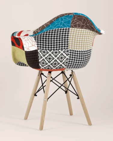 Кресло Stool Group Eames DSW пэчворк УТ000002114