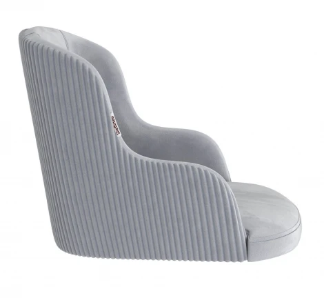 Стул Sheffilton SHT-ST39-4/S1470-VP стальной серый/вельвет/черный муар 9642431901