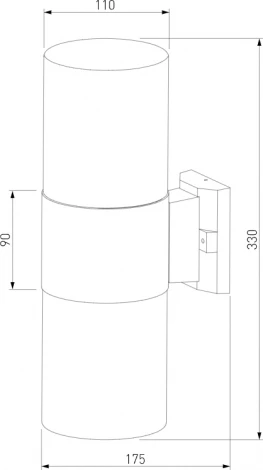 Настенный светильник уличный Roil 35125/D (220V, IP54)