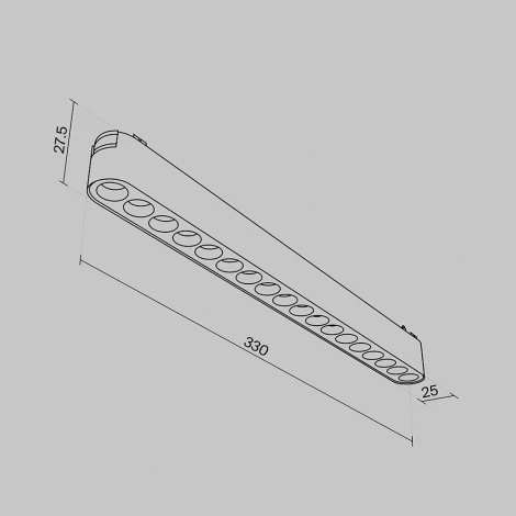 Трековый светильник Points Radity 4000K 18Вт 36° LED (магнитный) Maytoni Technical TR082-1-18W4K-M-W (48V)